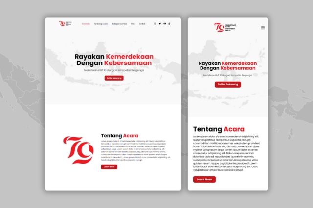 Portfolio Salim - Landing Page Indonesia Independence Day